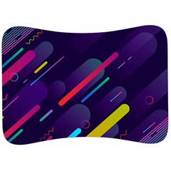Colorful-abstract-background Velour Seat Head Rest Cushion by Salman4z