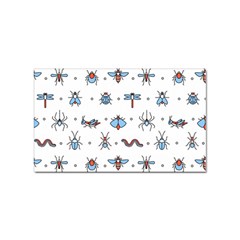 Insects-icons-square-seamless-pattern Sticker Rectangular (100 Pack) by Salman4z