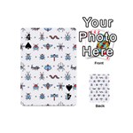 Insects-icons-square-seamless-pattern Playing Cards 54 Designs (Mini) Front - Spade4
