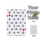 Insects-icons-square-seamless-pattern Playing Cards 54 Designs (Mini) Front - Diamond2