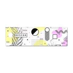 Graphic-design-geometric-background Sticker Bumper (10 Pack) by Salman4z