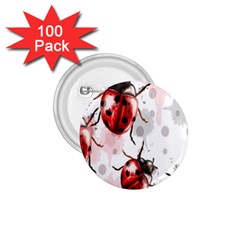Ladybugs-pattern-texture-watercolor 1 75  Buttons (100 Pack)  by Salman4z