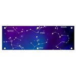 Realistic-night-sky-poster-with-constellations Banner and Sign 6  x 2  Front