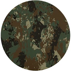 Camouflage-splatters-background Uv Print Round Tile Coaster by Salman4z