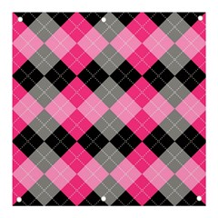 Seamless-argyle-pattern Banner And Sign 3  X 3  by Salman4z