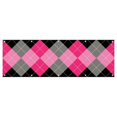 Seamless-argyle-pattern Banner And Sign 12  X 4  by Salman4z