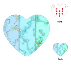 Background Marble Set Playing Cards Single Design (heart) by pakminggu