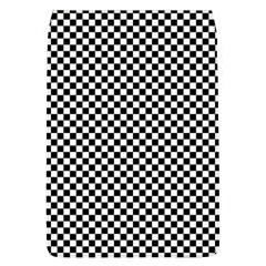 Black And White Checkerboard Background Board Checker Removable Flap Cover (l) by pakminggu