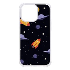 Cosmos Rockets Spaceships Ufos Iphone 13 Pro Tpu Uv Print Case by pakminggu