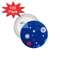 Christmas Pattern Tree Design 1 75  Buttons (100 Pack)  by pakminggu
