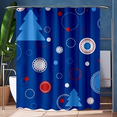 Christmas Pattern Tree Design Shower Curtain 60  X 72  (medium)  by pakminggu