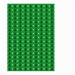 Green Christmas Tree Pattern Background Large Garden Flag (Two Sides) Front