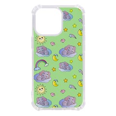 Elephant Sleeping Elephants Background Iphone 13 Pro Tpu Uv Print Case by pakminggu