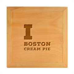 I Love Boston Cream Pie Wood Photo Frame Cube by ilovewhateva