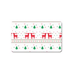 Red Green And Blue Christmas Themed Illustration Magnet (name Card) by pakminggu