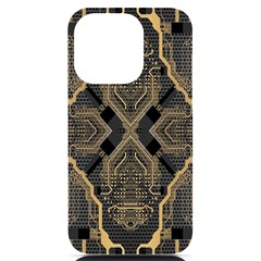 Brain Technology Data Digital Iphone 14 Pro Black Uv Print Case by pakminggu