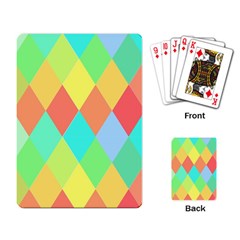 Low Poly Triangles Playing Cards Single Design (rectangle) by danenraven