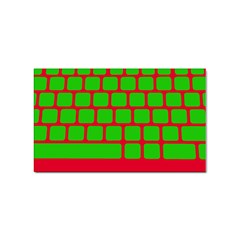 Keyboard Keys Computer Input Pc Sticker (rectangular) by danenraven
