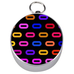 Pattern Background Structure Black Silver Compasses by danenraven