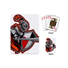 Knight Shield Sword Shield Fictional Character Playing Cards Single Design (mini) by danenraven