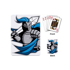 Sword Knight Fictional Character Legionary Warrior Playing Cards Single Design (mini) by danenraven