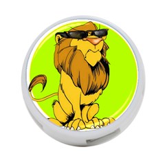 Lion Cartoon Parody 4-port Usb Hub (two Sides) by danenraven