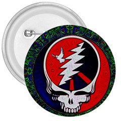 Grateful Dead Pattern 3  Buttons by Mog4mog4