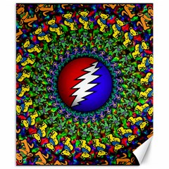 Grateful Dead Canvas 8  X 10  by Mog4mog4