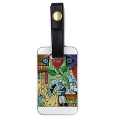 Beauty Stained Glass Luggage Tag (one Side) by Mog4mog4