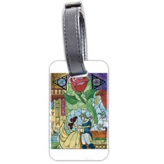Beauty Stained Glass Luggage Tag (two Sides) by Mog4mog4