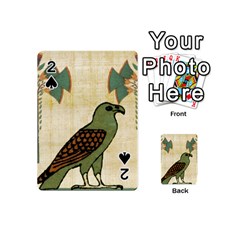 Egyptian Paper Papyrus Bird Playing Cards 54 Designs (mini) by Mog4mog4