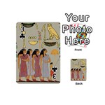 Egyptian Paper Women Child Owl Playing Cards 54 Designs (Mini) Front - Club3