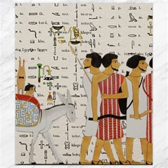 Egyptian Design Men Worker Slaves Canvas 8  X 10  by Mog4mog4