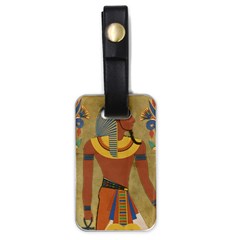 Egyptian Tutunkhamun Pharaoh Design Luggage Tag (one Side) by Mog4mog4