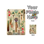 Egyptian Paper Papyrus Hieroglyphs Playing Cards 54 Designs (Mini) Front - DiamondK
