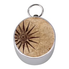 Compass Map Nautical Antique Mini Silver Compasses by Mog4mog4