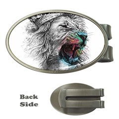 Lion King Head Money Clips (oval)  by Mog4mog4