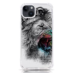 Lion King Head Iphone 14 Plus Tpu Uv Print Case by Mog4mog4
