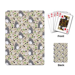 Pattern My Neighbor Totoro Playing Cards Single Design (rectangle) by Mog4mog4