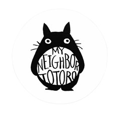 My Neighbor Totoro Black And White Mini Round Pill Box (pack Of 5) by Mog4mog4