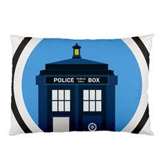 Doctor Who Tardis Pillow Case (two Sides) by Mog4mog4
