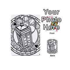 Bad Wolf Tardis Art Drawing Doctor Who Playing Cards 54 Designs (mini) by Mog4mog4
