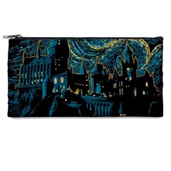 Hogwarts Castle Van Gogh Pencil Case by Mog4mog4