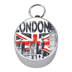 Big Ben City Of London Mini Silver Compasses by Mog4mog4
