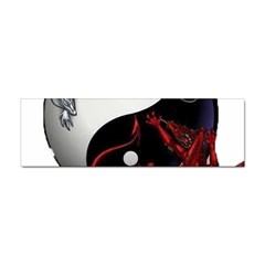 Yin And Yang Chinese Dragon Sticker (bumper) by Mog4mog4