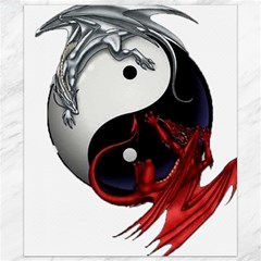 Yin And Yang Chinese Dragon Canvas 8  X 10  by Mog4mog4