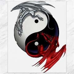 Yin And Yang Chinese Dragon Canvas 11  X 14  by Mog4mog4