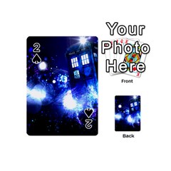 Tardis Background Space Playing Cards 54 Designs (mini) by Mog4mog4