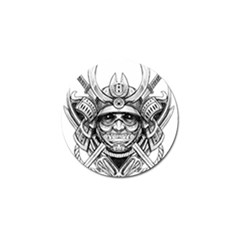 Drawing Samurai Tattoo Sketch Japanese Samurai Golf Ball Marker (10 Pack) by Mog4mog4