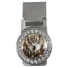 Vector Hand Painted Owl Money Clips (cz)  by Mog4mog4